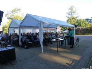 De tent bij het Labyrinth