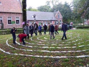 Labyrinth lopen en cirkelen